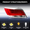 Aosky LED Taillights Assembly Compatible with Fit for 2010-2013 Buick