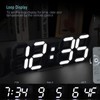 KOSUMOSU Wall Clock 15" 3D LED Digital Clock for Bedroom,Large