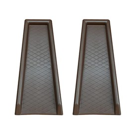 GEOBIN Yardfully Downspout Splashblock (Brown) - 2 Pack