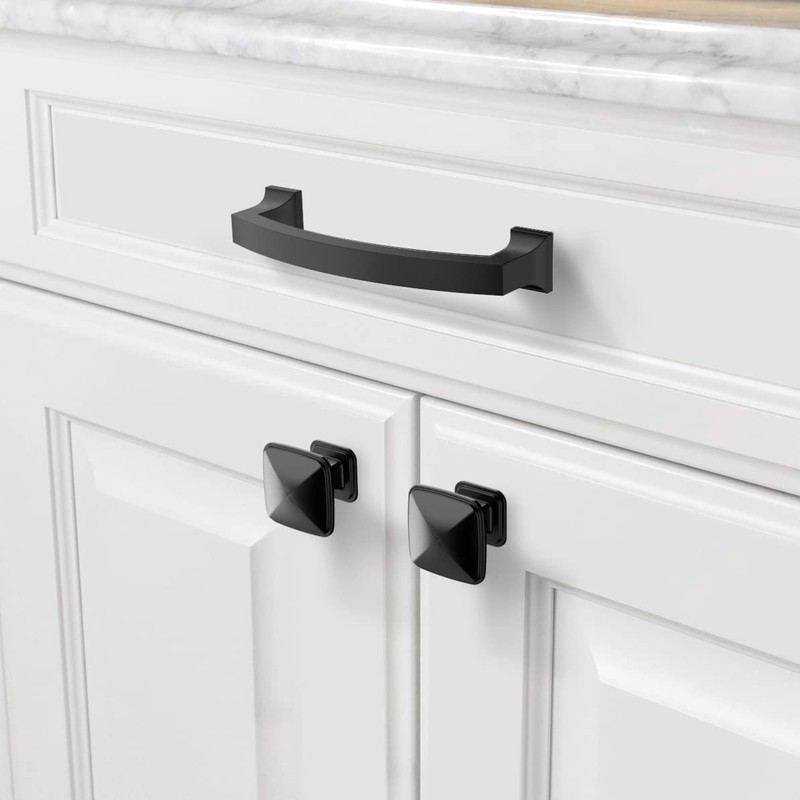 Asidrama 10 Pack 4 Inch(102mm) Hole Centers Kitchen Cabinet Handles,