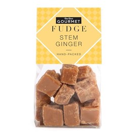 Bon Bon's Gourmet - Stem Ginger Fudge Bag, Handmade British Fudge 150g