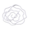 100pcs Rose Shape Paper Clips Increased Slip Resistance Lightweight Metallic