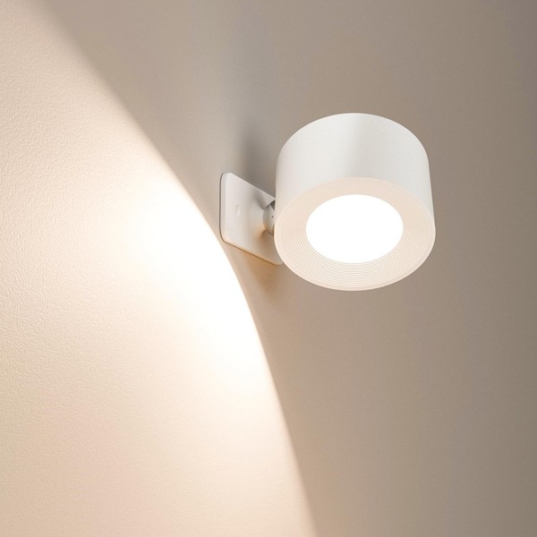 TIANCILC LED Wall Sconces, Wall Lights Rechargeable Battery Operated, 3