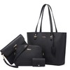 Petit-Germe Women's Shoulder Bag, 4-Piece Set, Large Capacity, Fashion, Commuting
