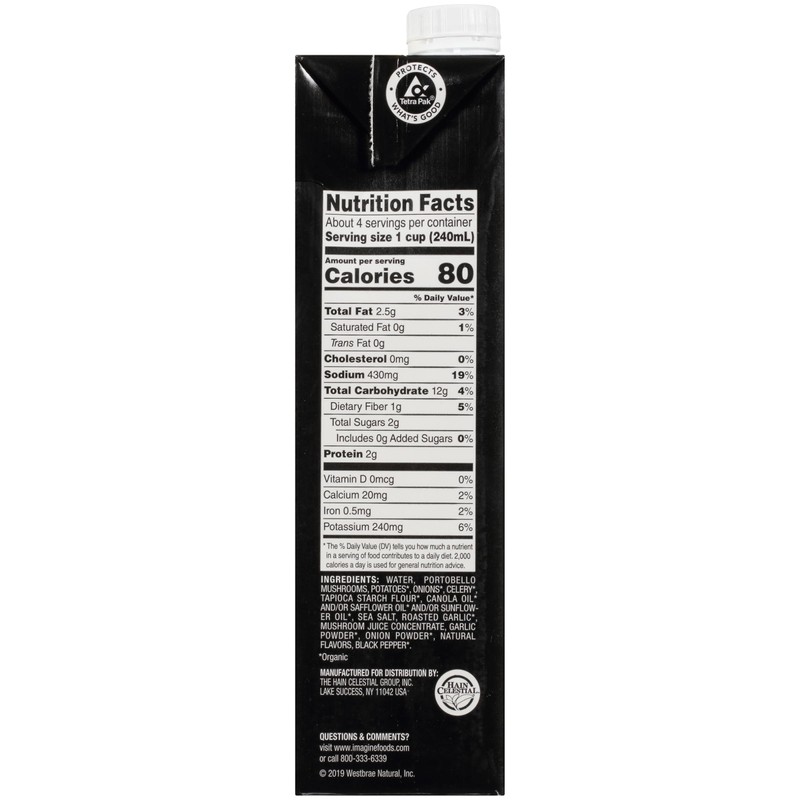 Imagine Portobello Mushroom Creamy Soup 32 fl. oz (Pack of
