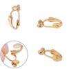 BronaGrand 20 Pieces Earring Clip Backs Clip-on Earring Converter Components