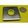 Unbranded Zinc Plated Steel Square Washer, 5/8" Screw Size, 1.75"