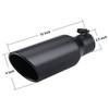 LCGP 2.5 Inch Inlet Exhaust Tip 2.5" x 4" x