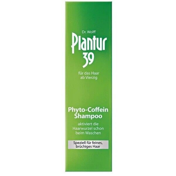 Plantur 39 Caffeine Shampoo for fine/brittle hair 250ml from Germany FREE SHIP