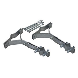 Vent Pipe Mount Antenna Mast Up To 1 1/4" Set of 2 Pair Vent Pipe From 2 1/2" to 3 3/4" O.D. Bracket Heavy Duty TV Outdoor Off-Air Aerial