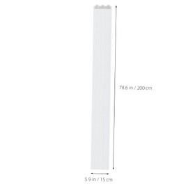 1 Set Clear Door Curtain with Dog Flap of Windproof Strip Curtain for Pets Easy Install Plastic Partition for Air Conditioning Door Commercial Home Use Reliable Design