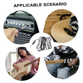 CAXUSD Professional Audio Adapter to Cable to Guitar Cable for Amplifier Mixer Strong Signal Tin Plated Connectors