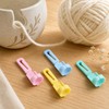4PCS Yarn Guide Finger Holder Knitting Thimble Tool, Adjustable Plastic