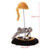 Cat Spring Mouse Toy Scratch Resistant Boredom Relief Interactive Kitten