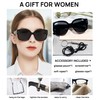 AEZUNI Trendy Reading Sunglasses 1.5 Women Stylish Square Sun Readers