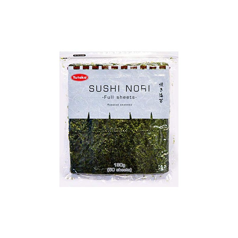 Yutaka Sushi Nori Full Sheets (50 Sheets) 130g