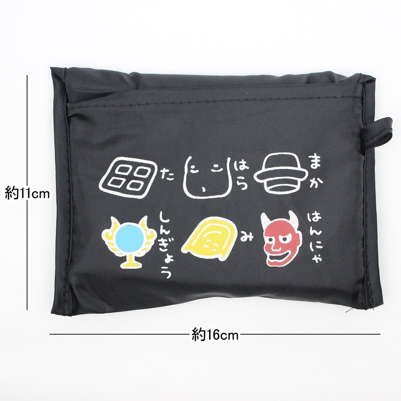 Kurochiku 21702543 Eco Bag, Eshin-kyo, Black, 5