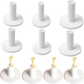 Dgwerko Driving Range Rubber Tees, Golf Rubber Tee for Mat, Rubber Tees Holder Set Universal for Artificial Turf Golf Mats