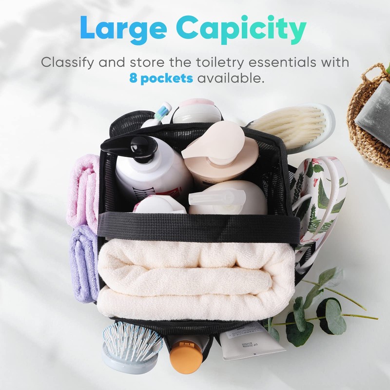 Eudele Mesh Shower Caddy Portable for College Dorm Room Essentials,
