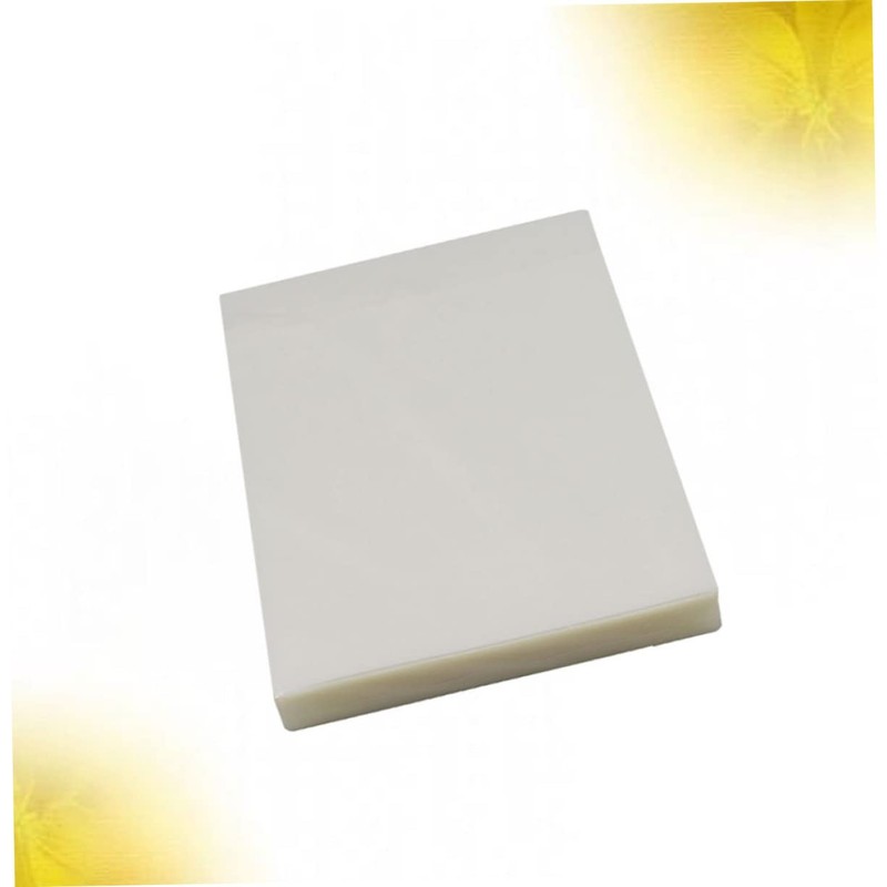 SEWACC 100pcs Thermal Laminating Sheets Clear Photo Sealer Film for