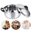 MAGICLULU Stainless Steel Noodle Pot with Lid Lightweight Cooking Pot