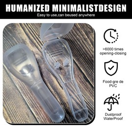 SNONESIY Pack of 2 Razor Case Storage Razor Case Razor Storage Box Travel Case for Razor Protective Case Waterproof and Dustproof Easy to Carry Transparent Storage Box, White