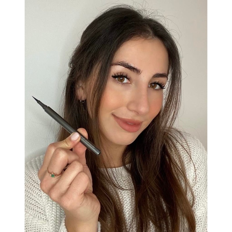 Ethereal Beauty Eye Styler Vegan, Long Lasting Liquid Eyeliner Black,
