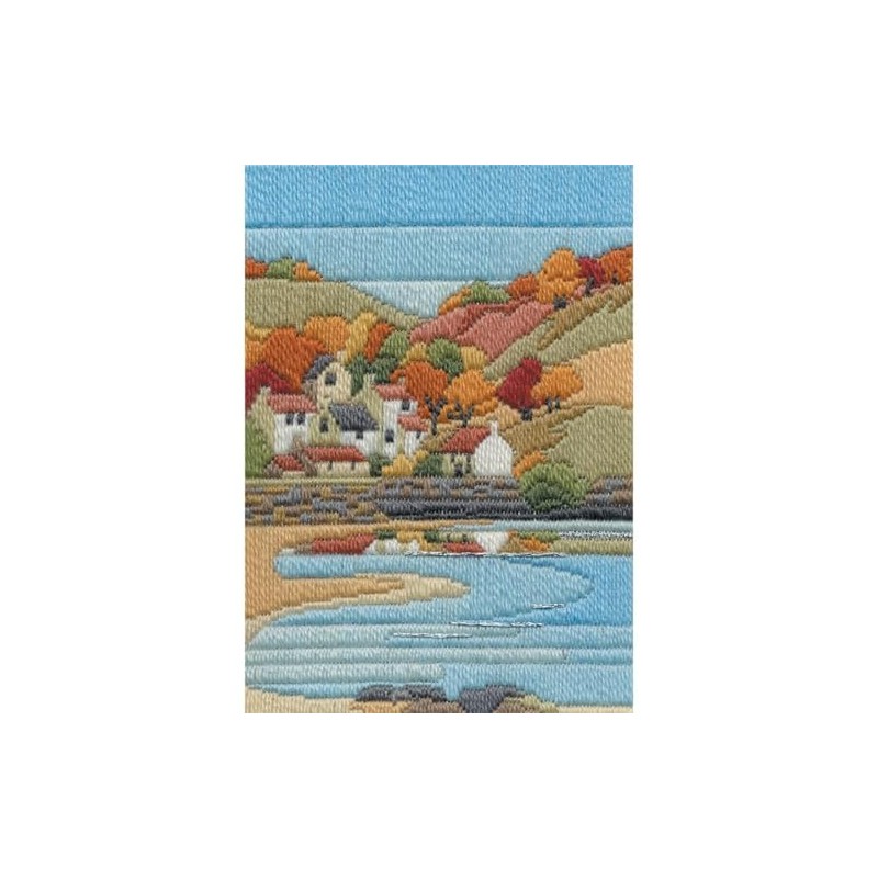 Bothy Threads Seasons Autumn on The Coast Long Stitch Kit