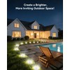 12 Pack Mini Solar Powered Ground Lights, Bright LED Solar