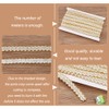 FINGERINSPIRE 13 Yards Gimp Braid Trim Gold Edge Woven 1/2