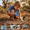 ARNSSIEN 2in1 子供用デジタル顕微鏡＆望遠鏡 1000倍 手持ち顕微鏡 1080P写真/動画撮影 STEM科学キット 誕生日プレゼント 3-12歳 男の子