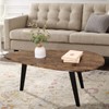 Coffee Table Modern Oval Coffee Tables Retro Center Table for