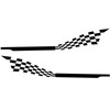 2pcs Stripe Car Decal Graphic Universal Waterproof Self Adhesive Removable