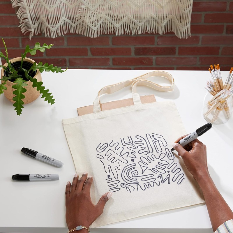 Sharpie Permanent Markers | Chisel Tip | Black | 2x