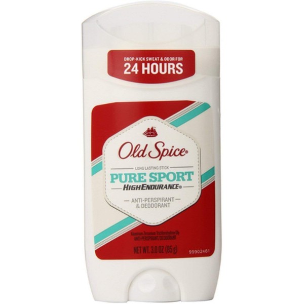 Old Spice High Endurance Anti-Perspirant & Deodorant, Pure Sport 3 oz (Pack of 7)