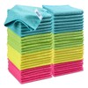 HOMEXCEL Microfiber Cleaning Cloth,50 Pack Cleaning Rag,Cleaning Towels with 4