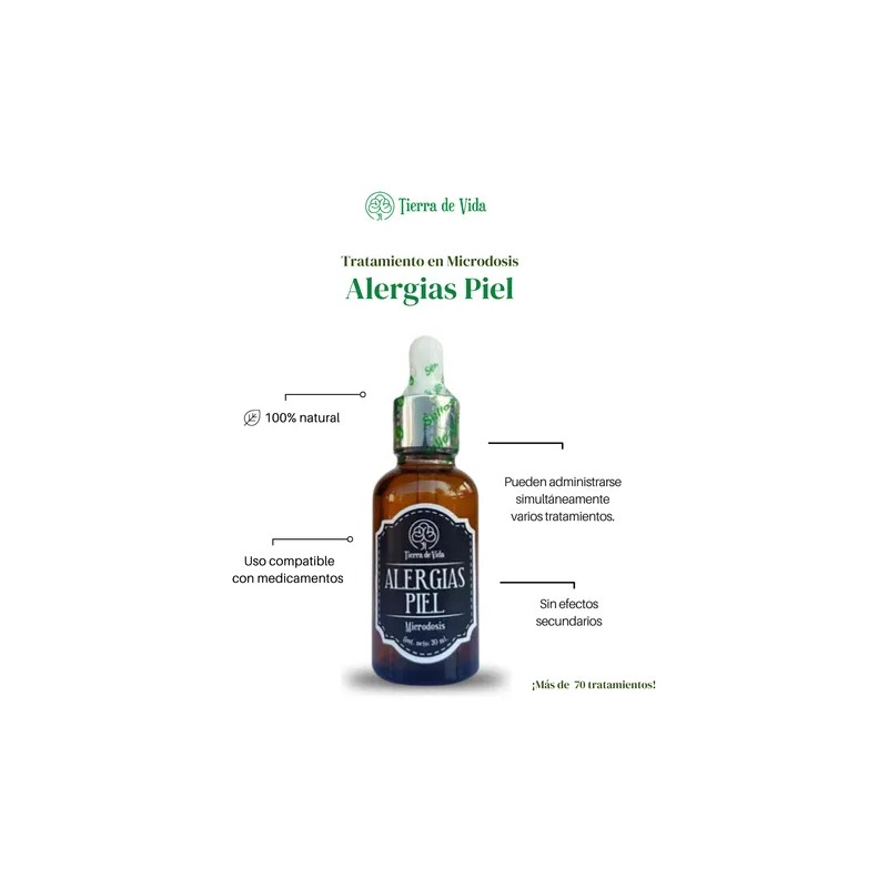Tratamiento Alergias Piel Microdosis Tierra De Vida 30ml