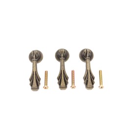 binifiMux 10-Pack Vintage Drawer Pulls Pendant for Cabinet Table Cupboard