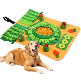 YAOGEG Snuffle Mat for Dogs, Interactive Slow Feeding Snuffle Mat, Enrichment Food Puzzles Toys for Pet Mental Stimulation Snuffle Toys for Dog
