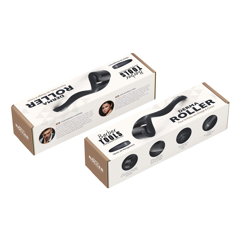 Derma Micro Roller - 540 Titanium Micro Needles for Men