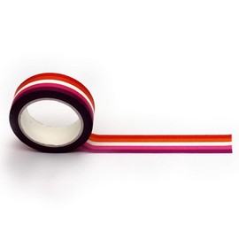 Lesbian Flag Washi Tape