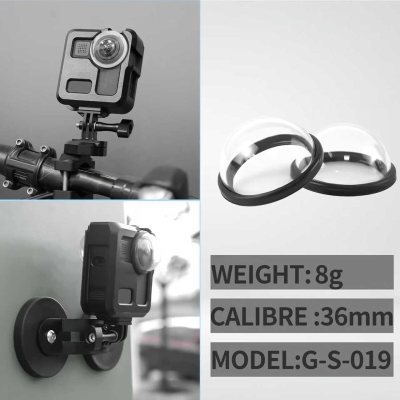 FIFIELD 2PCS Replacement Protective Lenses Cover Compatible with Gopro Max