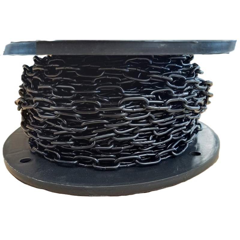 Strong JBP Jet Black Plated Heavy Duty Steel Chain 5MM