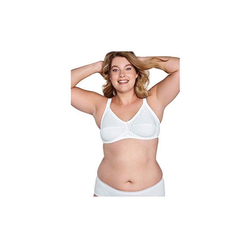 Naturana Women's Soft Cup Everyday Bra 86545, White, 36C