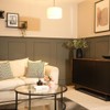 MiniSun | Modern Cream Boucle Drum Light Shade | Lamp