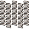Gtziqa 50 PCS Hair Extension Clips, 32mm Wig Clips 6-Teeth
