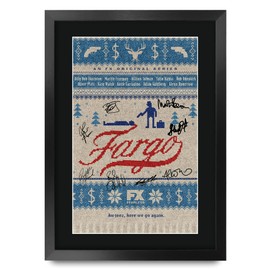 HWC Trading A3 FR Fargo Martin Freeman Gifts Printed Autograph Picture for TV Fan Merchandise Signed - A3 Framed