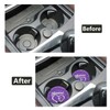 JUNAHAA Car Cup Holder Coaster, 4 Pack 2.75 Inch Diameter