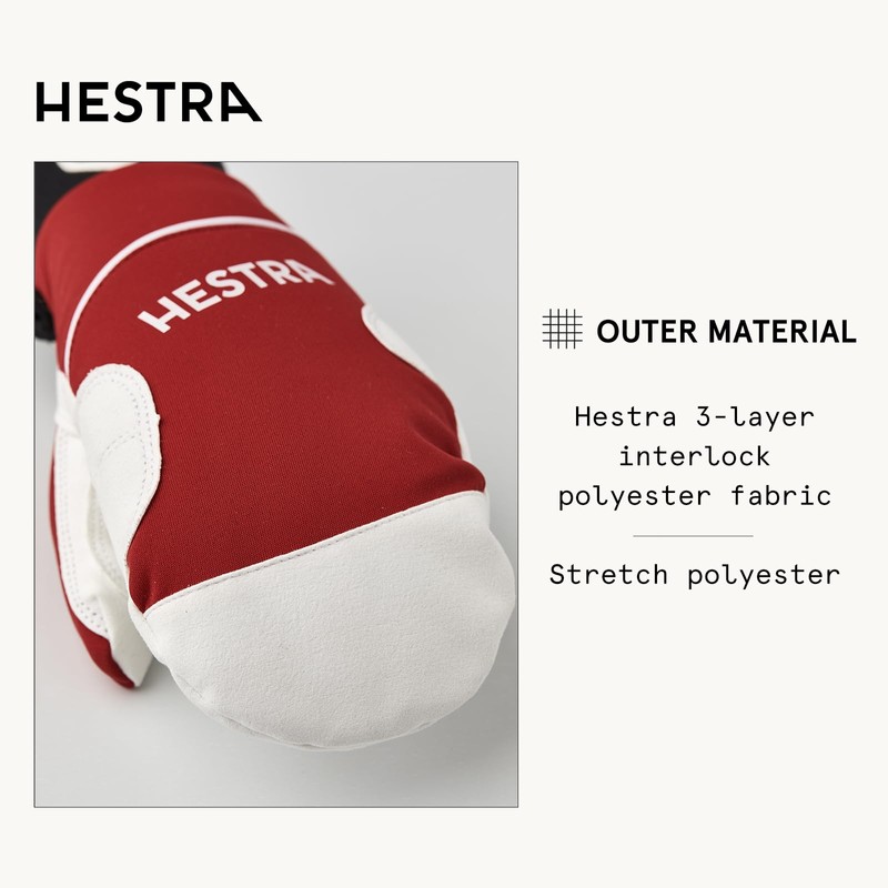 Hestra Comfort Tracker Mitt - Red/Red | 6