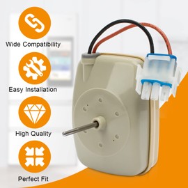 Refrigerator Evaporator Freezer Fan Motor Assembly for General Electric GE WR60X10141 WR60X10138 WR60X10346 WR60X10072 WR60X10046 WR60X10045 WR60X23584